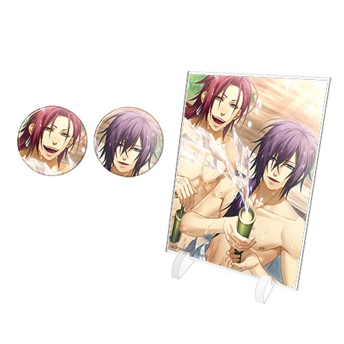 【ビーズログ創刊20周年記念】『薄桜鬼 真改 黎明録』アクリルパネル&缶バッジ2種セット