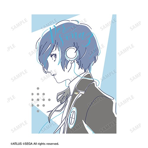 ペルソナシリーズ P3M主人公 lette-graph TシャツメンズMサイズ Mサイズ