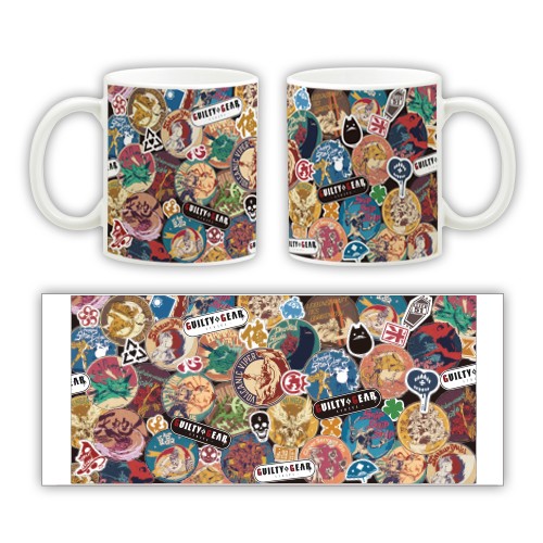 GUILTY GEAR -STRIVE- マグカップ 02.Sticker bomb（限定特典付き） 02.Sticker bomb