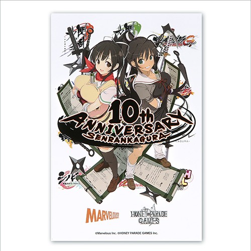 閃乱カグラ10周年記念　アクリルブロック