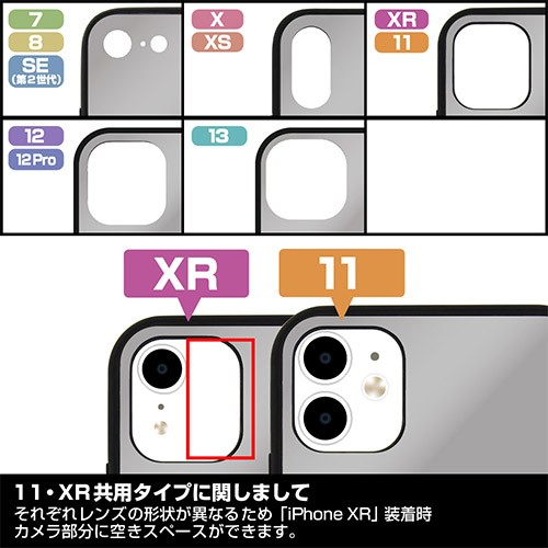 ソニックフロンティア 強化ガラスiPhoneケースXR・11共用 XR・11共用