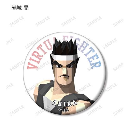 バーチャファイター　トレーディングマット缶バッジ単品 単品
