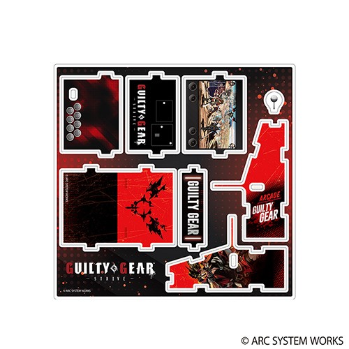GUILTY GEAR -STRIVE- アーケード筐体風アクリルジオラマ