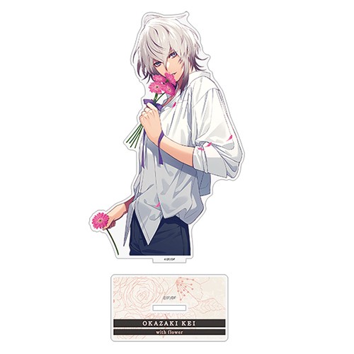 【ビーズログ創刊20周年記念】「with flower」アクリルスタンド『Collar×Malice』岡崎 契 ※2025年11月中旬出荷分 岡崎 契 ※3月中旬出荷分