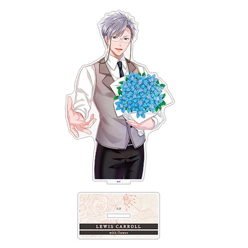【ビーズログ創刊20周年記念】「with flower」アクリルスタンド『スペードの国のアリス～Wonderful White World～』ルイス=キャロル ※2025年11月中旬出荷分 ルイス=キャロル　※7月上旬出荷分