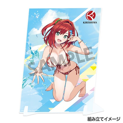 ドルフィンウェーブ ビジュアルアクリルプレート 咲宮 入華(水着) 咲宮 入華(水着)