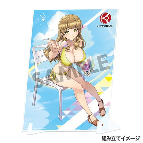 ドルフィンウェーブ ビジュアルアクリルプレート 彩戸 詩絵(水着) 彩戸 詩絵(水着)