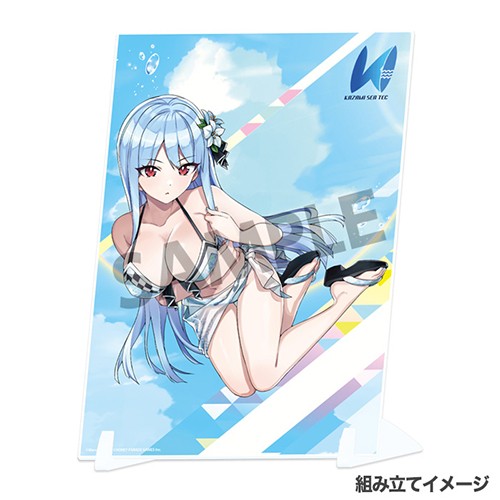 ドルフィンウェーブ ビジュアルアクリルプレート 永雪 氷織(水着) 永雪 氷織(水着)