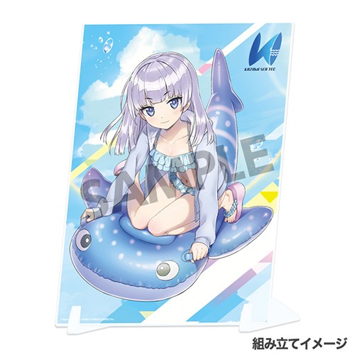 ドルフィンウェーブ ビジュアルアクリルプレート シュネー・ヴァイスベルグ(水着) シュネー・ヴァイスベルグ(水着)