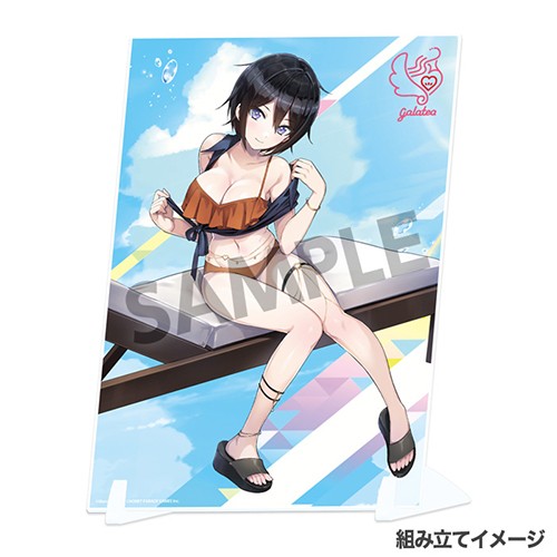 ドルフィンウェーブ ビジュアルアクリルプレート 住乃絵 紫苑(水着) 住乃絵 紫苑(水着)