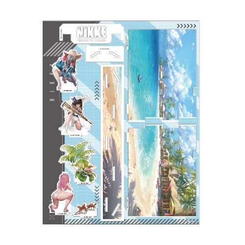 NIKKE ジオラマアクリル-summer- 部隊01※2025年11月中旬出荷分 部隊01