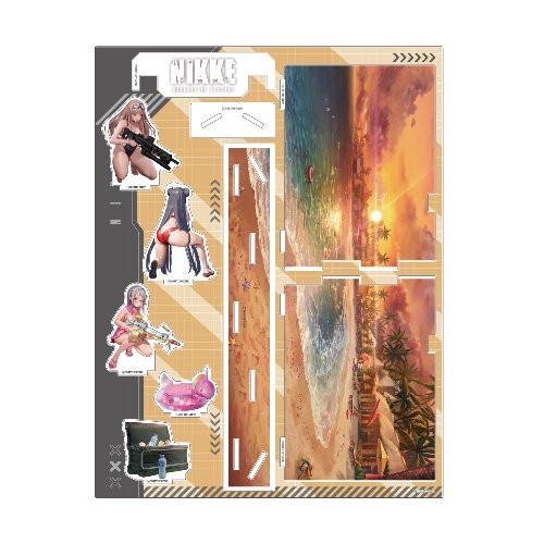 NIKKE ジオラマアクリル-summer- 部隊02※2025年11月中旬出荷分 部隊02