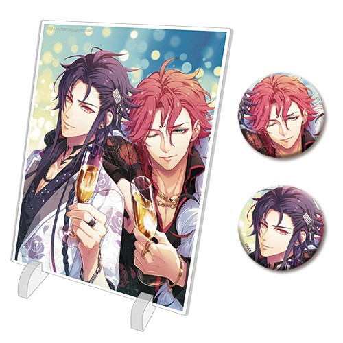 【オトメイト×ビーズログ】『ラディアンテイル ～ファンファーレ！～』アクリルパネル＆缶バッジ2種セット