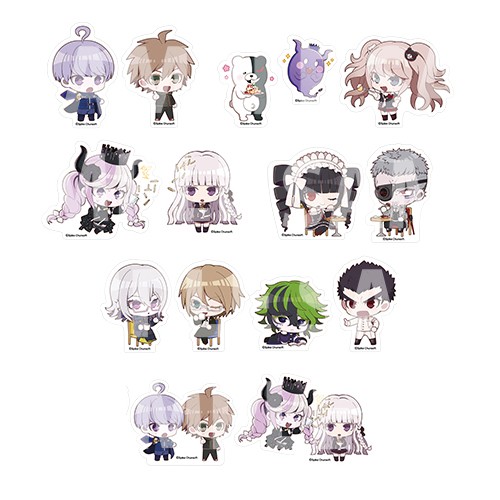 ダンガンロンパ1・2 Reload×超探偵事件簿 レインコード  ミニステッカーセットVol.1 Vol.1