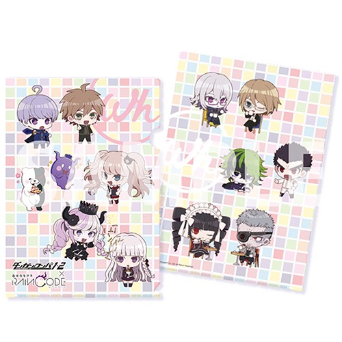 ダンガンロンパ1・2 Reload×超探偵事件簿 レインコード  A4クリアファイル 2枚セット