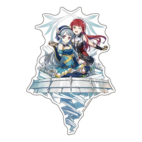 ソードアート・オンライン ゲーム10周年記念 デカステッカー　セブン・レイン デカステッカー セブン・レイン