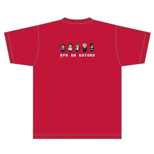 『龍が如く』Tシャツ 『8』8bitキャラクター 春日ver.※2025年11月中旬出荷分 春日ver. Lサイズ