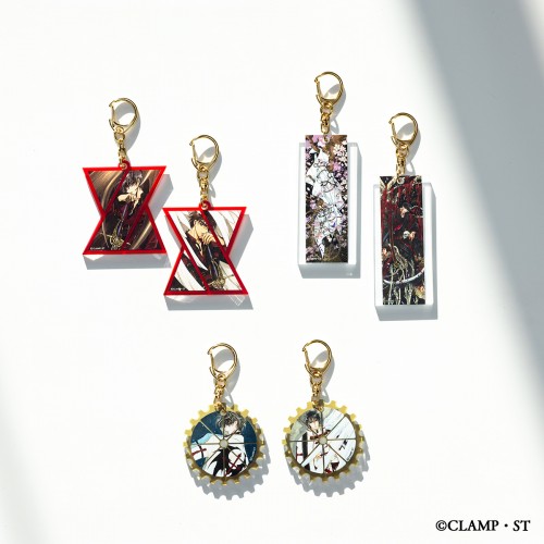 X Double Sided Acrylic Keychain A A