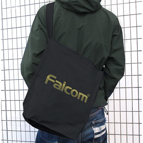 日本ファルコム ロゴ ショルダートート/BLACK 日本ファルコム ロゴ ショルダートート/BLACK