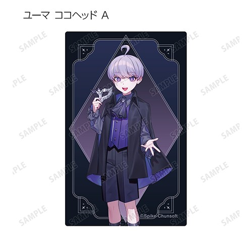 本田ロアロさんイラスト 仮面舞踏会ver. トレーディングカードステッカー 単品【超探偵事件簿 レインコード】 単品