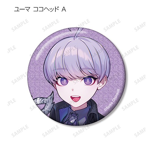 本田ロアロさんイラスト 仮面舞踏会ver. トレーディンググリッター缶バッジ 単品【超探偵事件簿 レインコード】 ※2025年11月中旬出荷分 単品