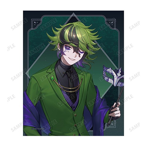本田ロアロさんイラスト ヴィヴィア　トワイライト 仮面舞踏会ver. キャンバスボード【超探偵事件簿 レインコード】 ヴィヴィア　トワイライト