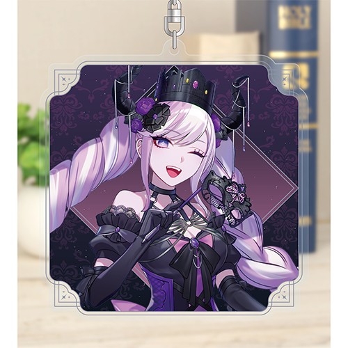 本田ロアロさんイラスト 死に神ちゃん 仮面舞踏会ver. BIGアクリルキーホルダー【超探偵事件簿 レインコード】 死に神ちゃん