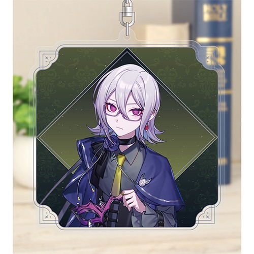 本田ロアロさんイラスト ハララ　ナイトメア 仮面舞踏会ver. BIGアクリルキーホルダー【超探偵事件簿 レインコード】 ハララ　ナイトメア