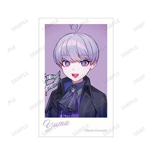 本田ロアロさんイラスト ユーマ　ココヘッド 仮面舞踏会ver. インスタントカメラ風イラストカード2枚セット【超探偵事件簿 レインコード】 ユーマ　ココヘッド