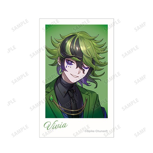 本田ロアロさんイラスト ヴィヴィア　トワイライト 仮面舞踏会ver. インスタントカメラ風イラストカード2枚セット【超探偵事件簿 レインコード】 ※2025年11月中旬出荷分 ヴィヴィア　トワイライト