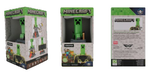 【Minecraf】"クリーパー"  R.E.S.T ケーブルガイズ・ コントローラ＆スマホスタンド※2025年11月中旬出荷分