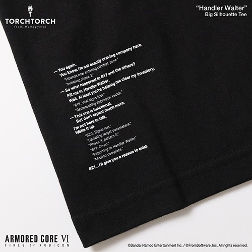 ARMORED CORE VI FIRES OF RUBICON/ハンドラー・ウォルタービッグシルエットTシャツ Lサイズ Lサイズ