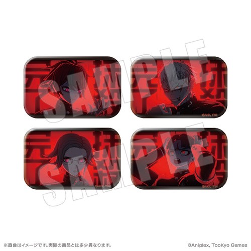 HUNDRED LINE -最終防衛学園- トドメ スクエアカンバッジコレクションVol.1【単品】※2025年11月中旬以降出荷分 Vol.1【単品】