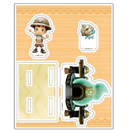 『ファンタジーライフi グルグルの竜と時をぬすむ少女』 オリジナルアクリルジオラマ祠 (主人公＆トリップ) 祠 (主人公＆トリップ)