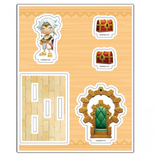 『ファンタジーライフi グルグルの竜と時をぬすむ少女』 オリジナルアクリルジオラマ王都ミステニア (ラノア) 王都ミステニア (ラノア)