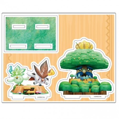 『ファンタジーライフi グルグルの竜と時をぬすむ少女』 オリジナルアクリルジオラマちょうろう樹 (ヨハネス＆リーファ) ちょうろう樹 (ヨハネス＆リーファ)