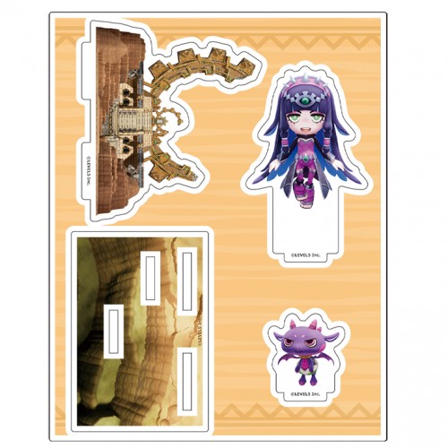 『ファンタジーライフi グルグルの竜と時をぬすむ少女』 オリジナルアクリルジオラマ大穴 (カーラ＆黒いミニドラゴン) 大穴 (カーラ＆黒いミニドラゴン)