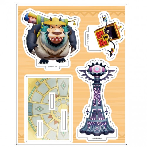 『ファンタジーライフi グルグルの竜と時をぬすむ少女』 オリジナルアクリルジオラマバカデッカーナ大陸 (ドンさん＆ミミック) バカデッカーナ大陸 (ドンさん＆ミミック)