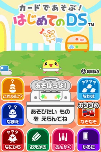 カードであそぶ!はじめてのDS