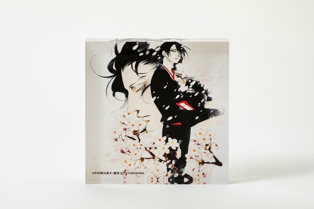 榎田ユウリ×中村明日美子　妖琦庵夜話アクリルブロック　「花闇の来訪者」