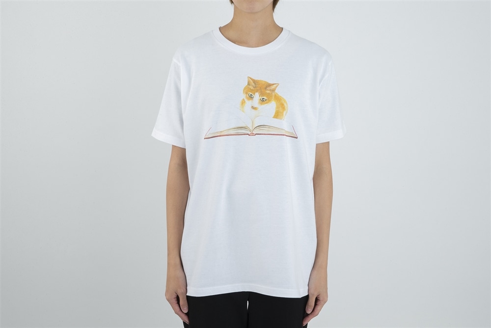 メンタリストDaiGo　猫Tシャツ　白　ぬこさま　M