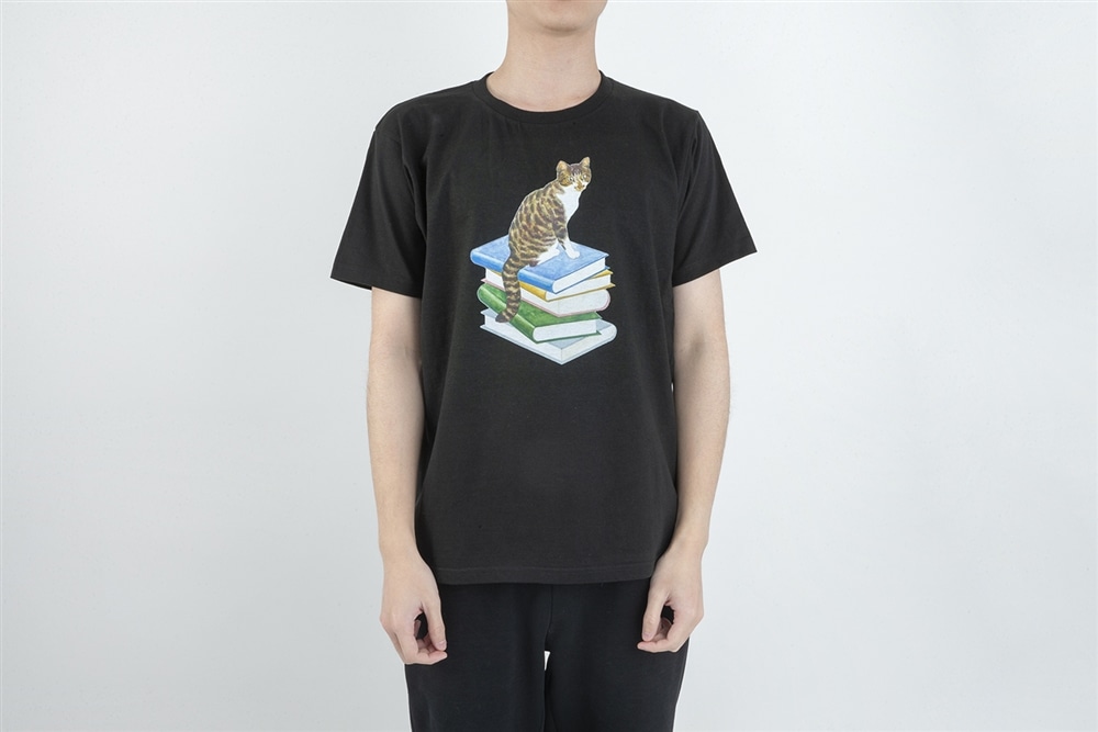 メンタリストDaiGo　猫Tシャツ　黒　みこさま　S