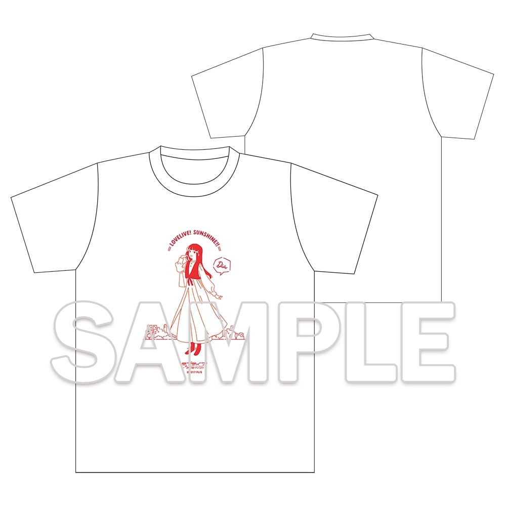 ラブライブ！サンシャイン!! お散歩は季節をまとって。 Tシャツ 黒澤ダイヤ Mサイズ