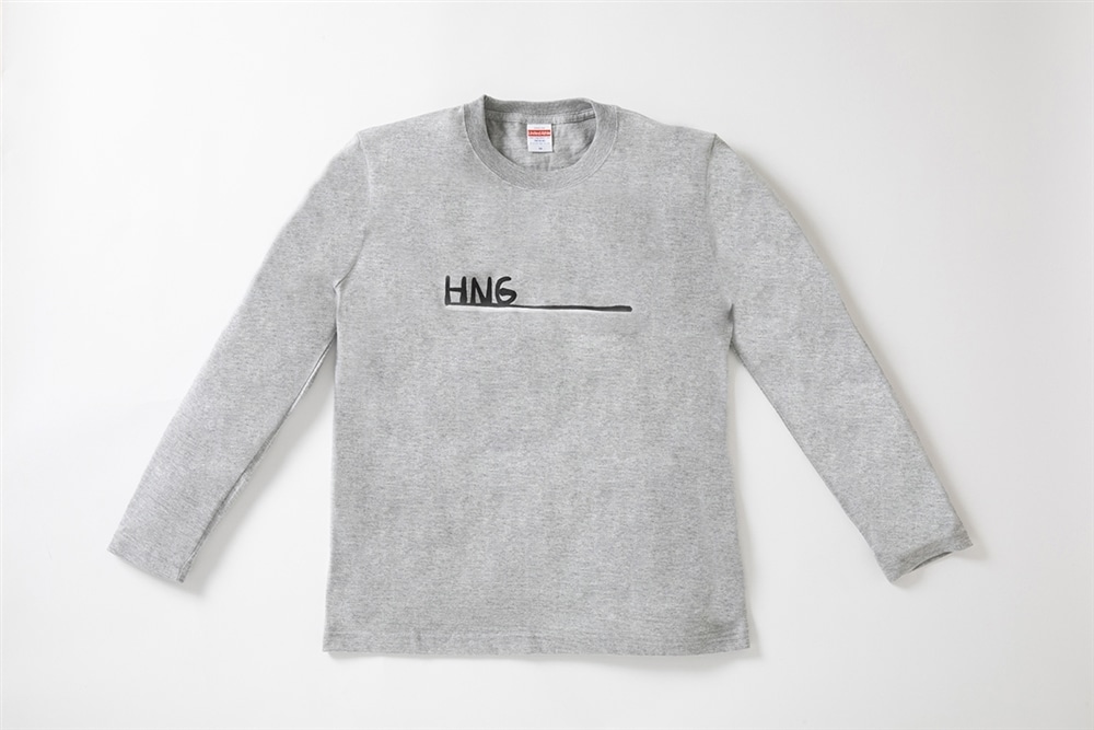 高良くんと天城くん　HNGロゴ　ロングスリーブTシャツ グレー