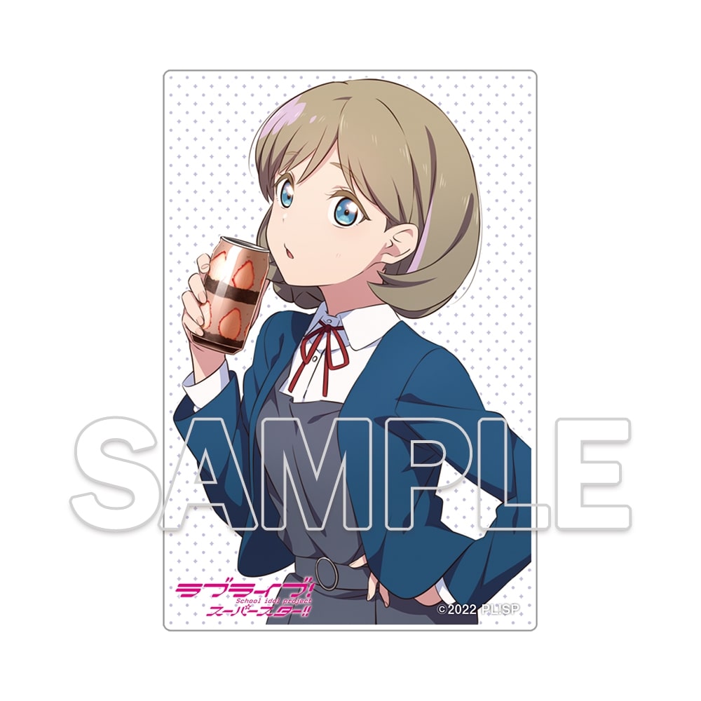 LoveLive! Days 2023年2月号 『ラブライブ！スーパースター!!』ミニアクリルプレート Liella! 可可[2]