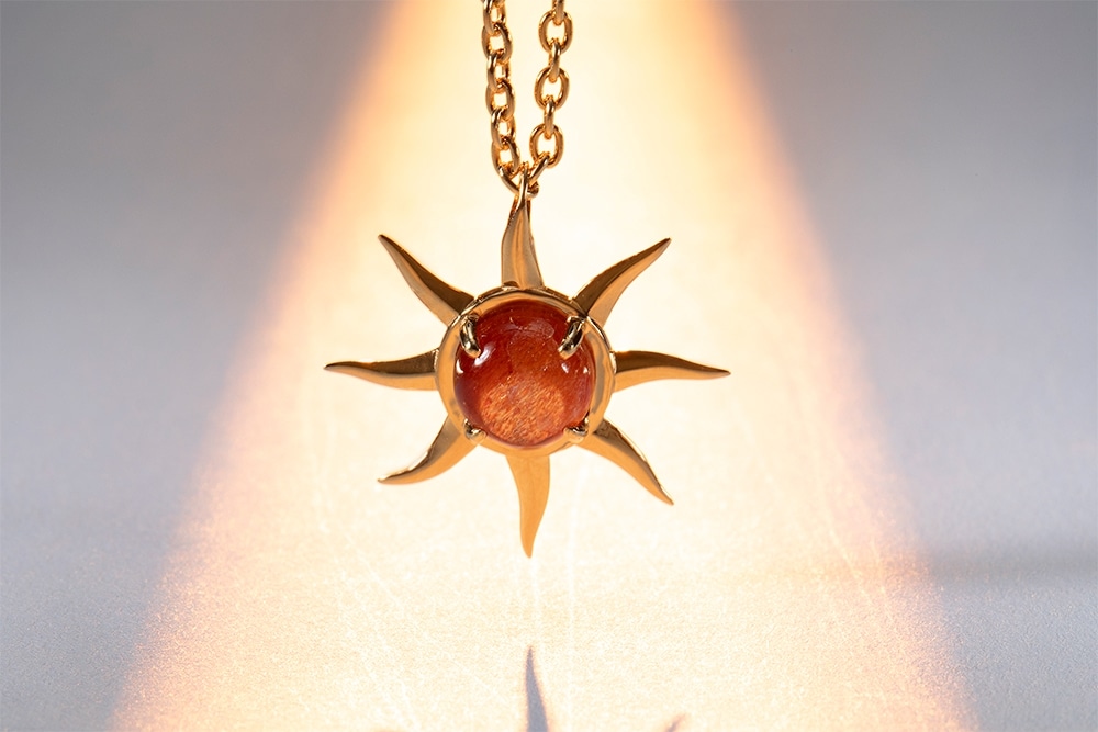 宇咲愛 twin sun pendants 双子の太陽ペンダント