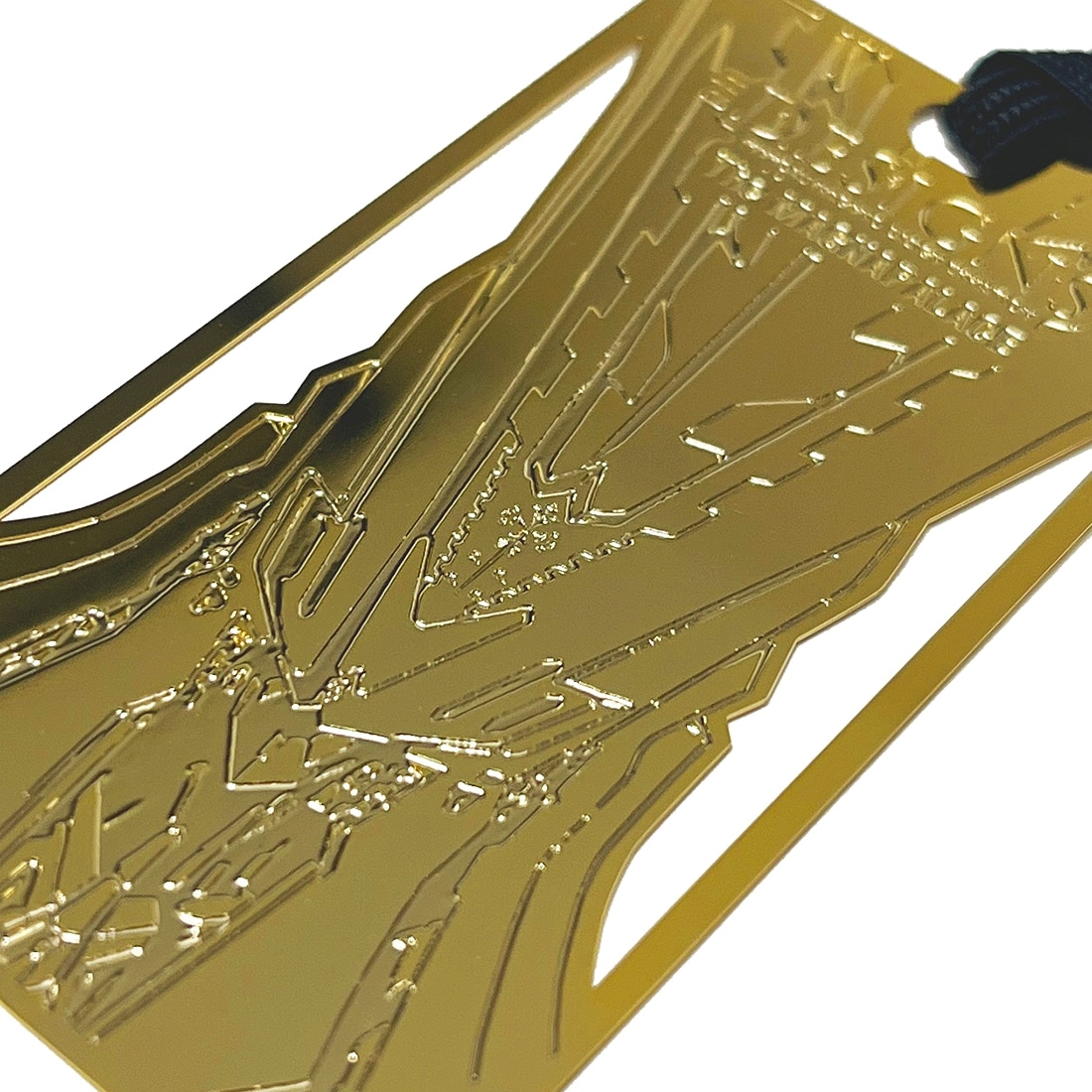 DESIGNS 永野護デザイン展 ファイブスター物語 メタルブックマーカー ゴールド GTMマグナパレス