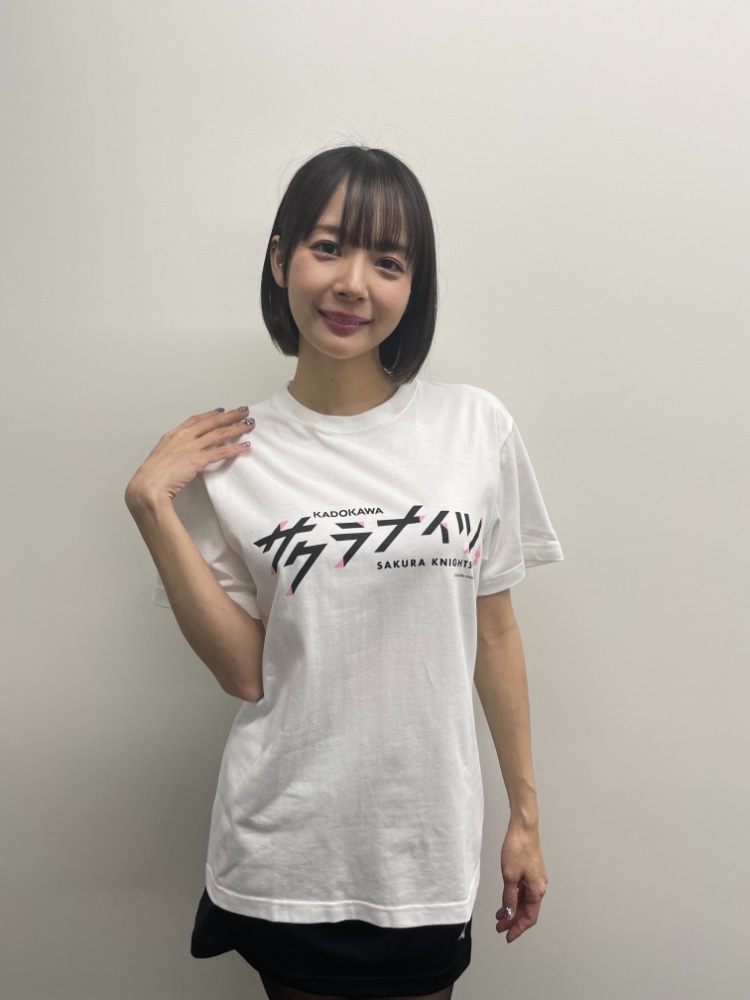KADOKAWAサクラナイツ オフィシャルチームロゴTシャツ ホワイト/Sサイズ ホワイト S