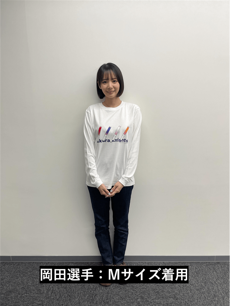 サクラブレード ロングTシャツ ホワイト/Sサイズ