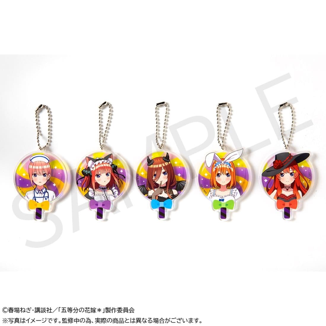 「五等分の花嫁＊」ホログラムアクリルチャーム 中野二乃